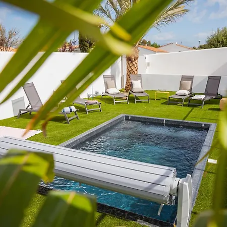 Hortense, 1 Min A Pied Martin De Re, Tres Calme, Piscine Chauffee بيت للعطل *